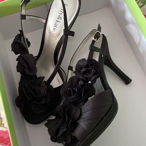 Kelly & Katie High heels black satin S 8.5